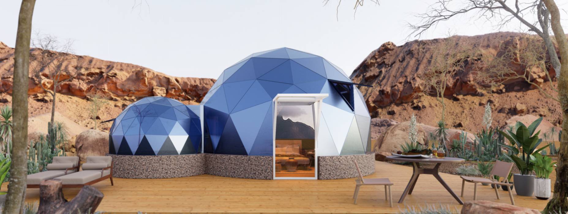 库尔勒市球形智能光伏玻璃星空房